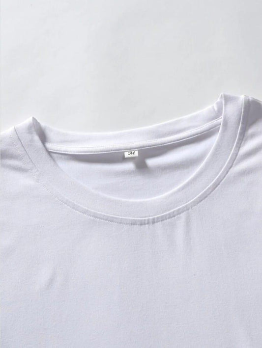1 Pc Polyester Plain T-Shirt