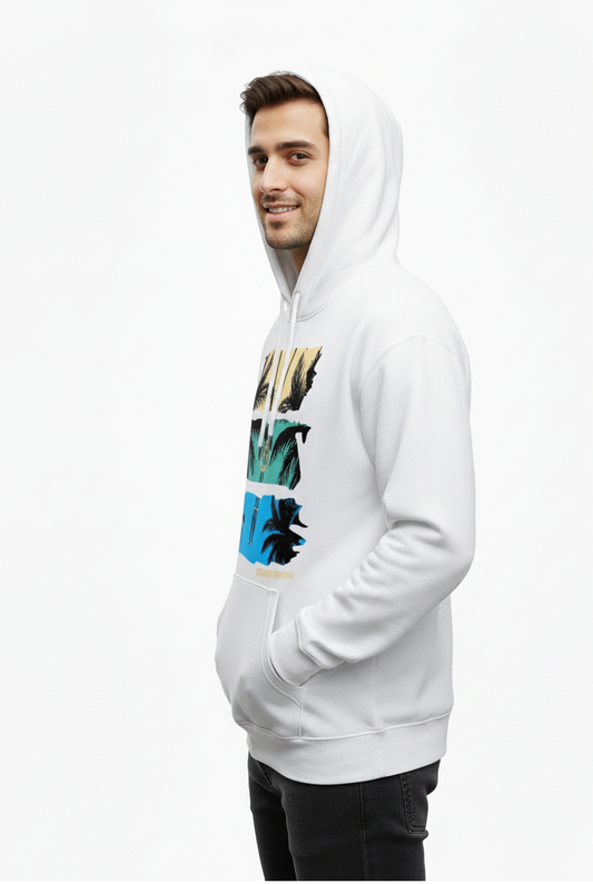 1 Pc Men's Fleece Printed Hoodie