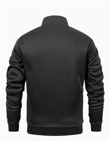 2 Pcs Men's Fleece Plain Zipper Track Suit