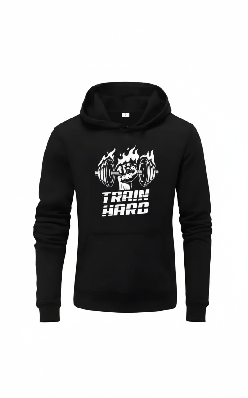 1 Pc Men's Fleece Printed Hoodie