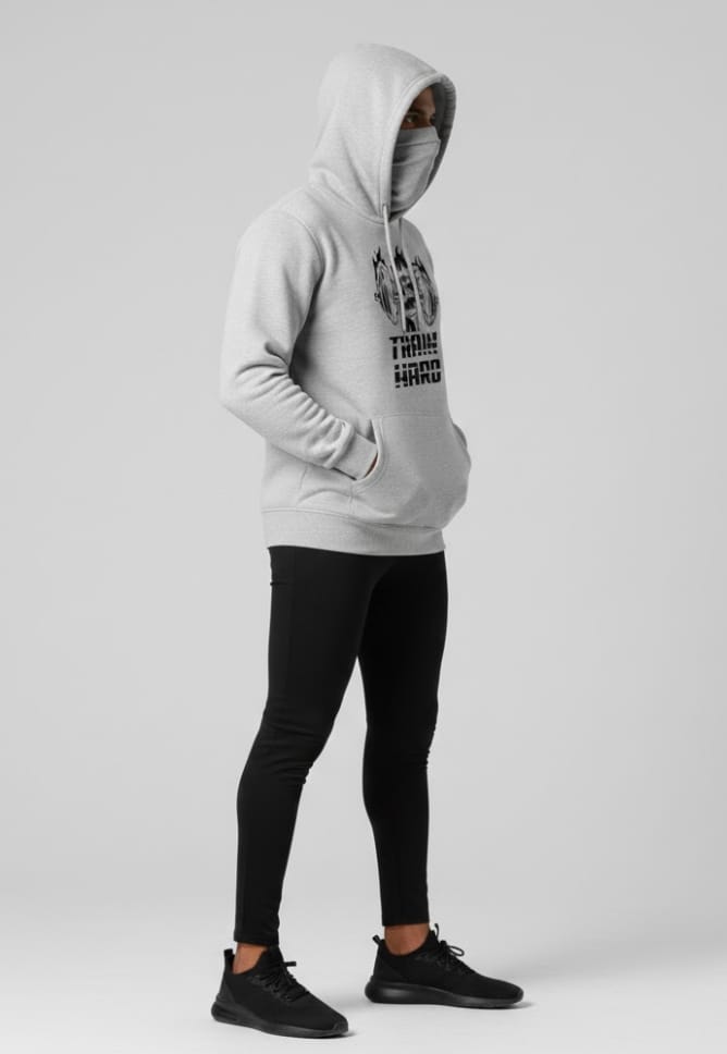 1 Pc Men's Fleece Printed Hoodie