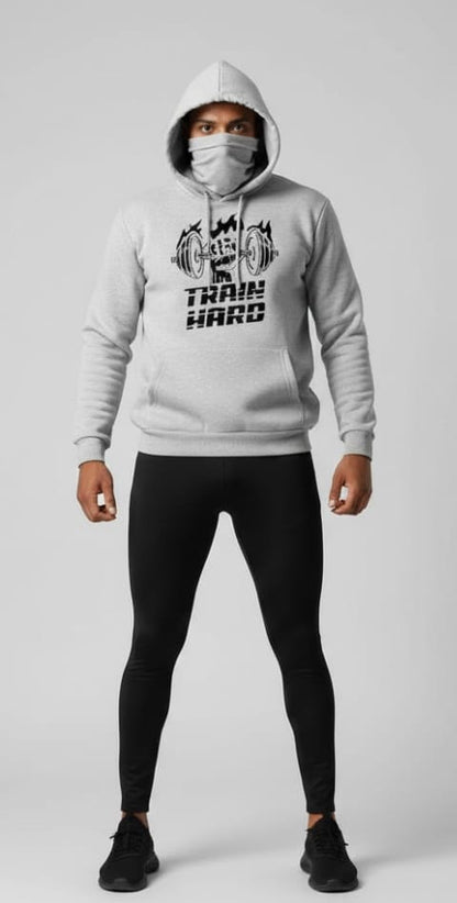 1 Pc Men's Fleece Printed Hoodie