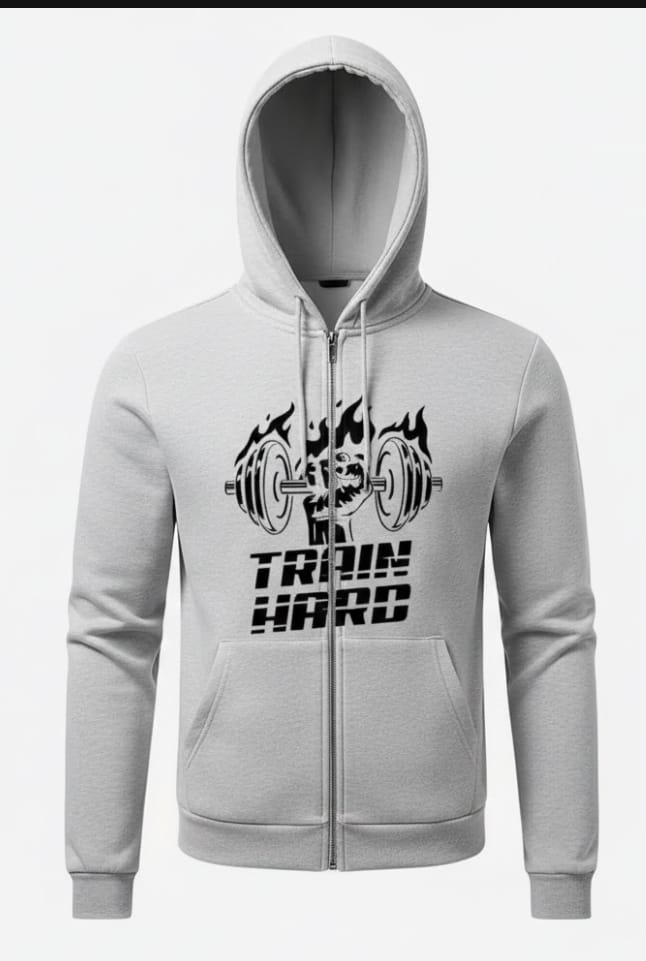 1 Pc Men's Fleece Printed Hoodie