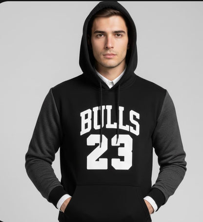 Men's Printed Fleece Hoodie - 1 Pc Hooded Neck Sweatshirt