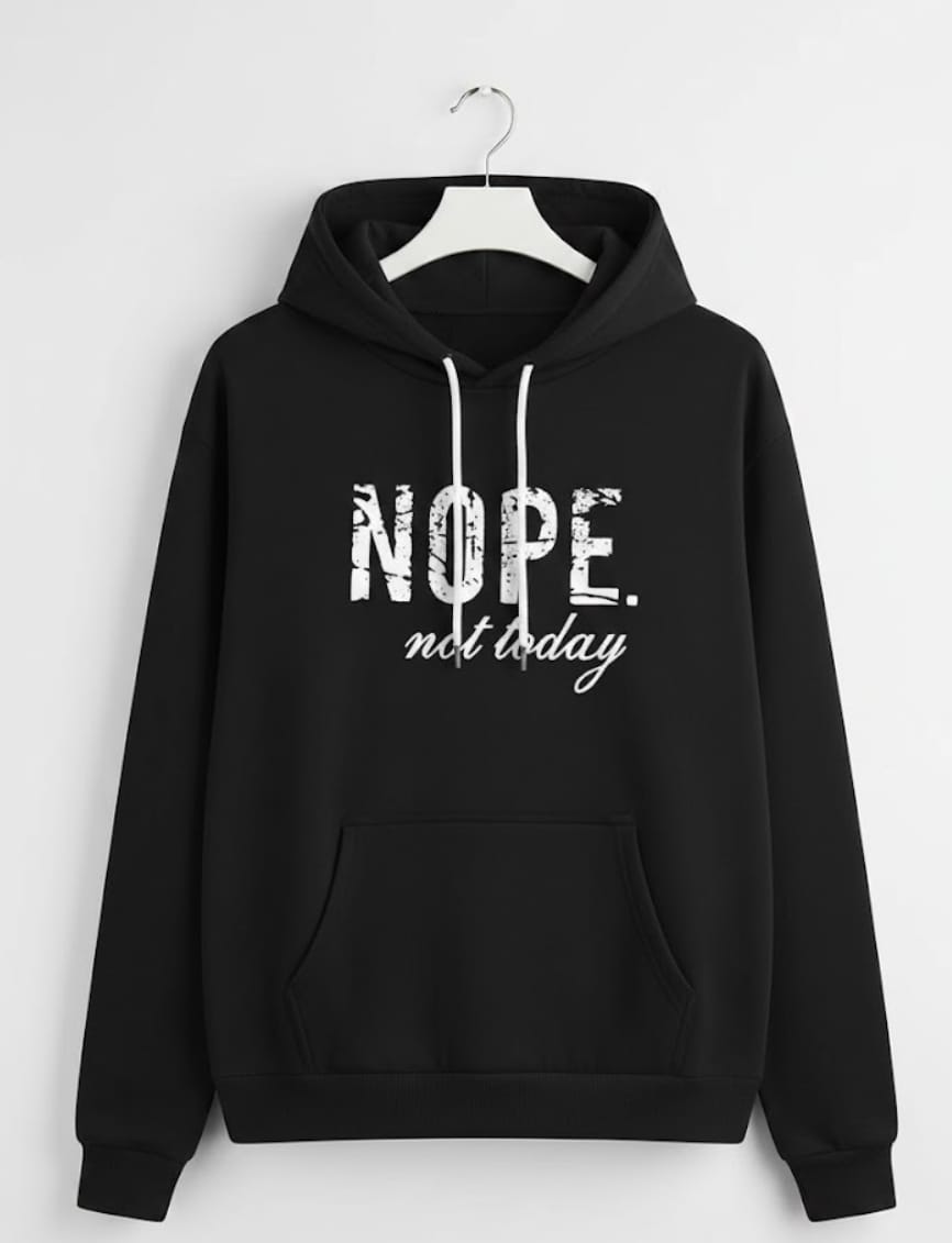 1 Pc Men's Polyester Fleece Printed Hoodie