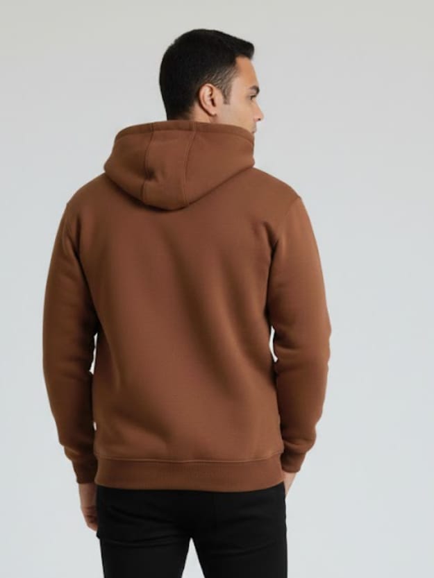 Premium Heavyweight Black Fleece Zipper Hoodie