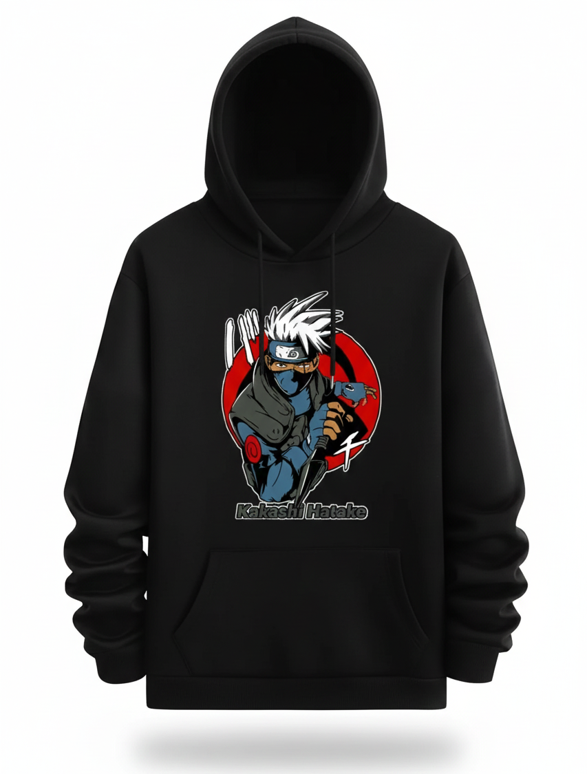 1 Pc Men's Fleece Printed Hoodie